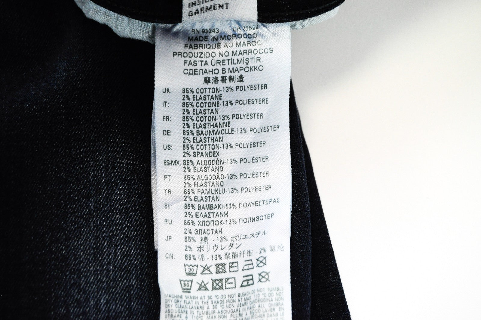 DIESEL Sleenker-X 083AG vyriški džinsai W29/L32 Slim Skinny tamsiai mėlyni skalbtos medvilnės 