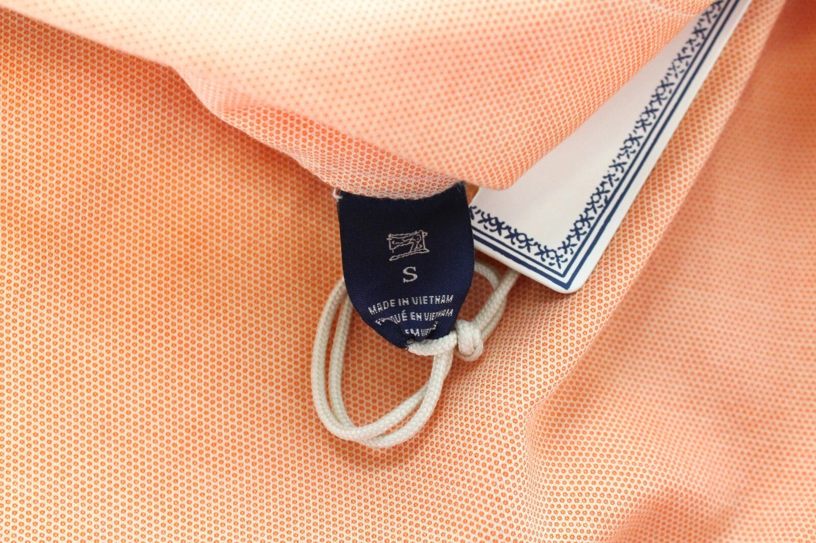 SCOTCH &amp; SODA Ams Couture vyriški marškinėliai S dydžio oranžiniai medvilniniai skalbti ilgomis rankovėmis 