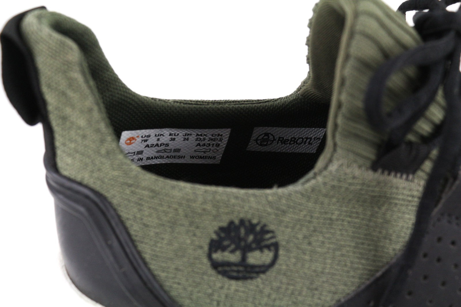 TIMBERLAND A2AP5 moteriški sportbačiai, EU38, EU38.5, žema pakulnė, suvarstoma, migdolų spalvos noselė, ReBOTL 