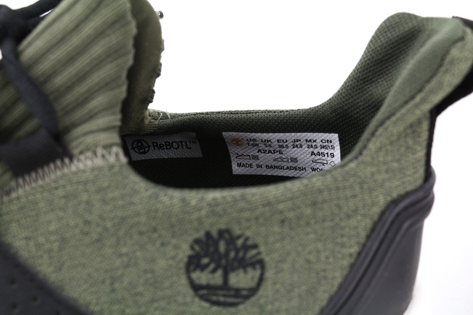 TIMBERLAND A2AP5 moteriški sportbačiai, EU38, EU38.5, žema pakulnė, suvarstoma, migdolų spalvos noselė, ReBOTL 