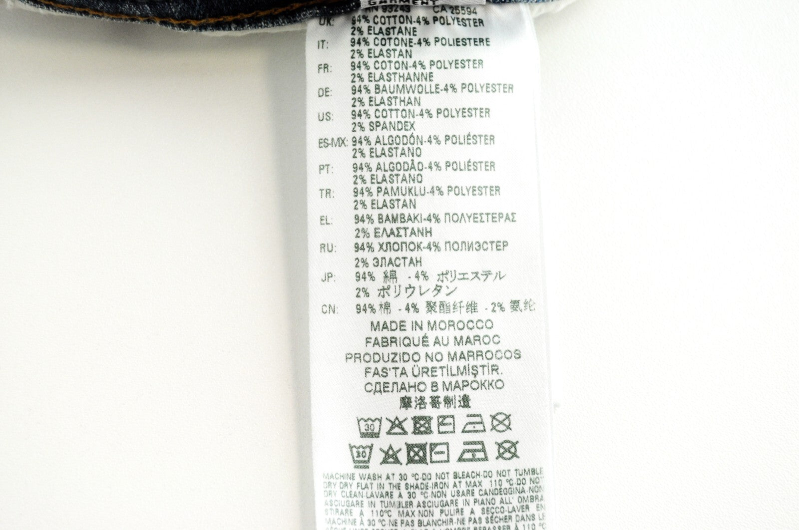 DIESEL Troxer R6AP8 vyriški mėlyni džinsai W28/L32 Slim Skinny skalbtos medvilnės tamprės 