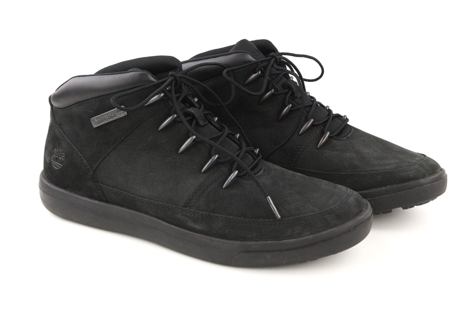 TIMBERLAND A245M vyriški batai EU46 EU47.5 juodi odiniai migdolų nosys su raišteliais ReBOTL 