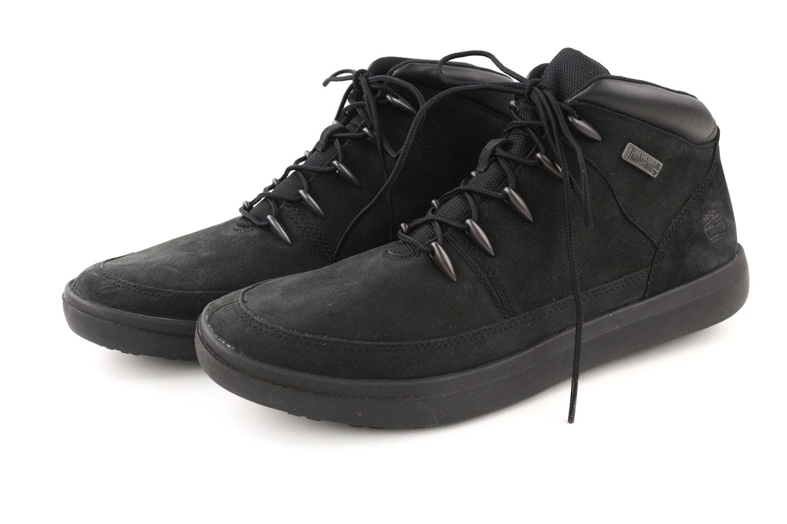 TIMBERLAND A245M vyriški batai EU46 EU47.5 juodi odiniai migdolų nosys su raišteliais ReBOTL 