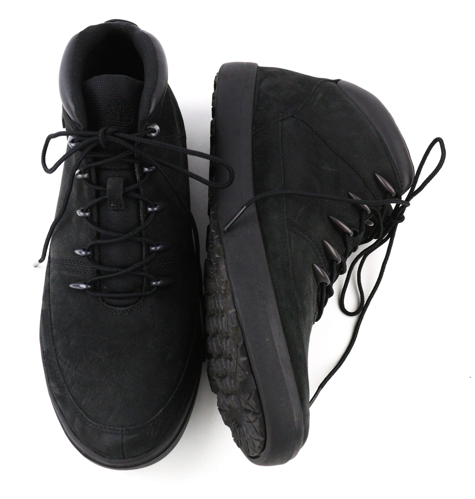 TIMBERLAND A245M vyriški batai EU46 EU47.5 juodi odiniai migdolų nosys su raišteliais ReBOTL 