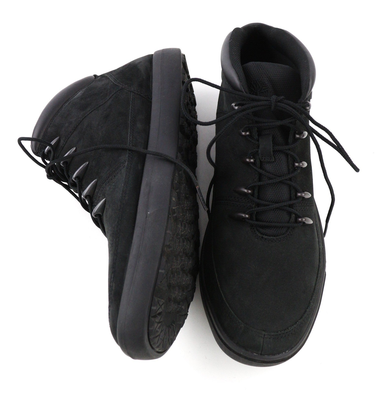 TIMBERLAND A245M vyriški batai EU46 EU47.5 juodi odiniai migdolų nosys su raišteliais ReBOTL 