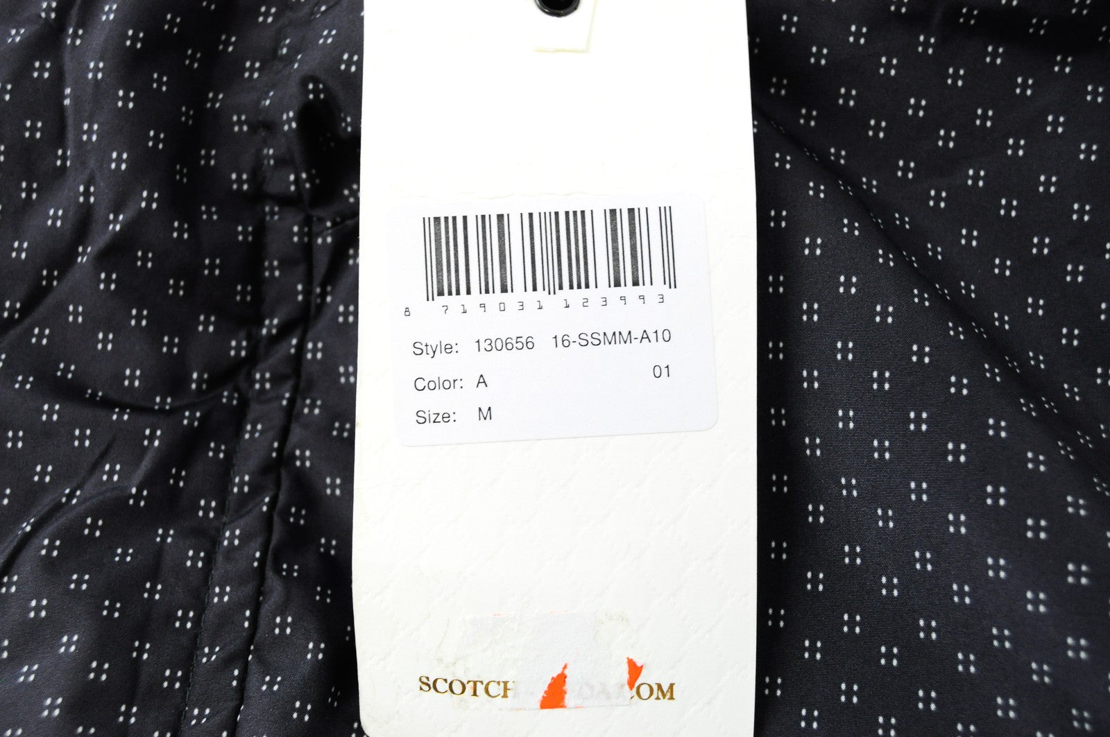 SCOTCH &amp; SODA Ams Couture vyriška striukė M tamsiai pilka su pamušalu ir raštuota ilgomis rankovėmis 