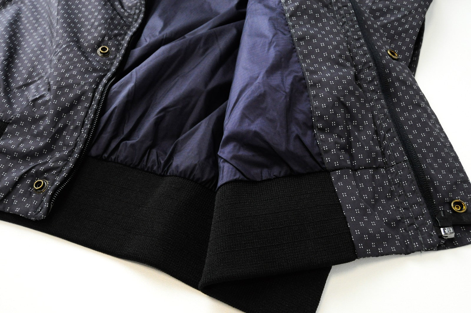 SCOTCH &amp; SODA Ams Couture vyriška striukė M tamsiai pilka su pamušalu ir raštuota ilgomis rankovėmis 