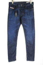 DIESEL Tepphar R845B vyriški mėlyni džinsai W29/L32 Stone Wheel Slim Carrot Stretch 