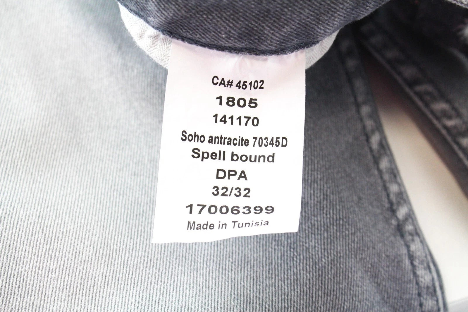 SCOTCH & SODA Dart Men's Jeans W32/L32 Grey Distressed Super Skinny Washed Fit