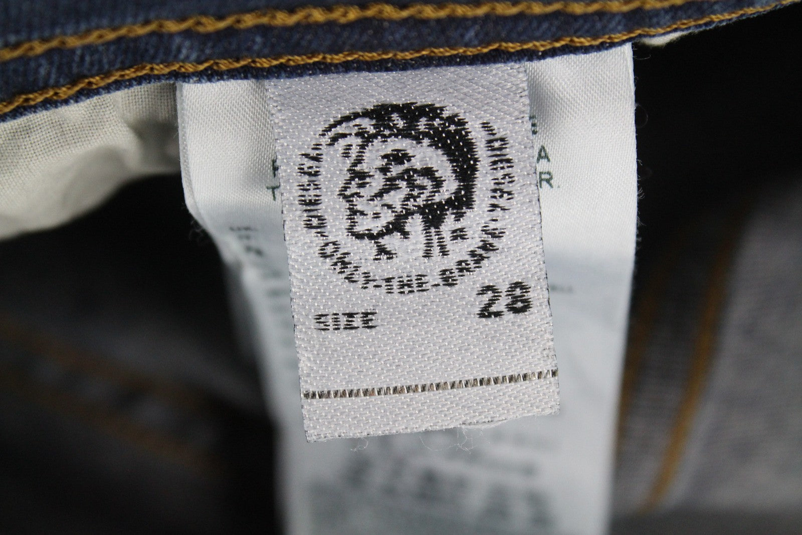 DIESEL Thommer 083AC vyriški džinsai W28/L30 Slim Fit Skinny mėlyni su plėšytomis medvilnės juostelėmis 