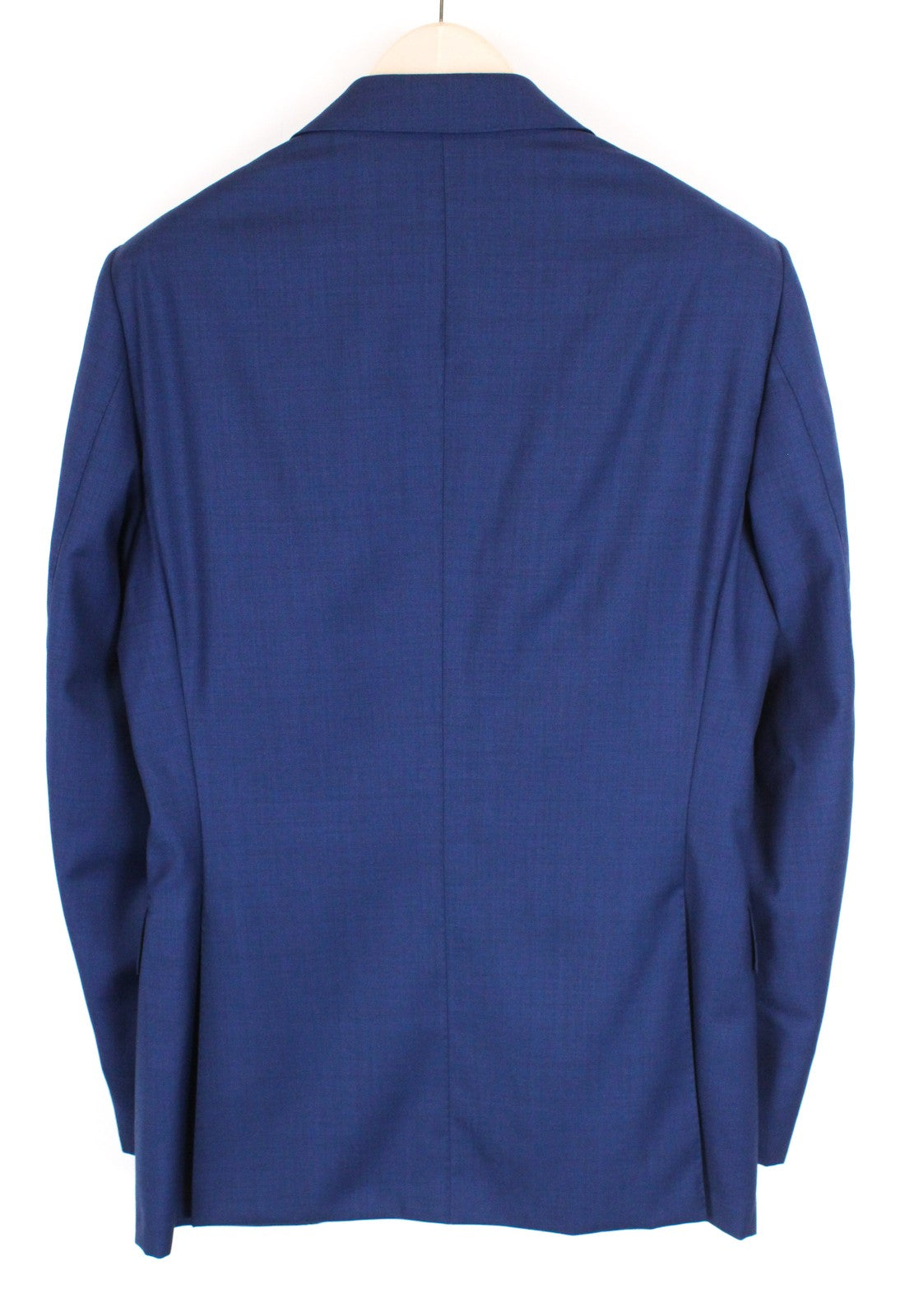 SUITSUPPLY Lazio Men's Suit UK40L Blue Pure Wool 2-Piece Classic Twill Lined