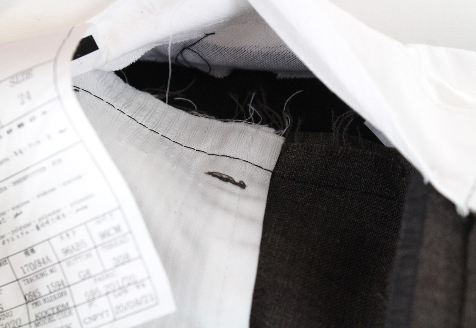 SUITSUPPLY Brescia Men's Brown Trousers UK38S Pure Wool Straight Fit Melange