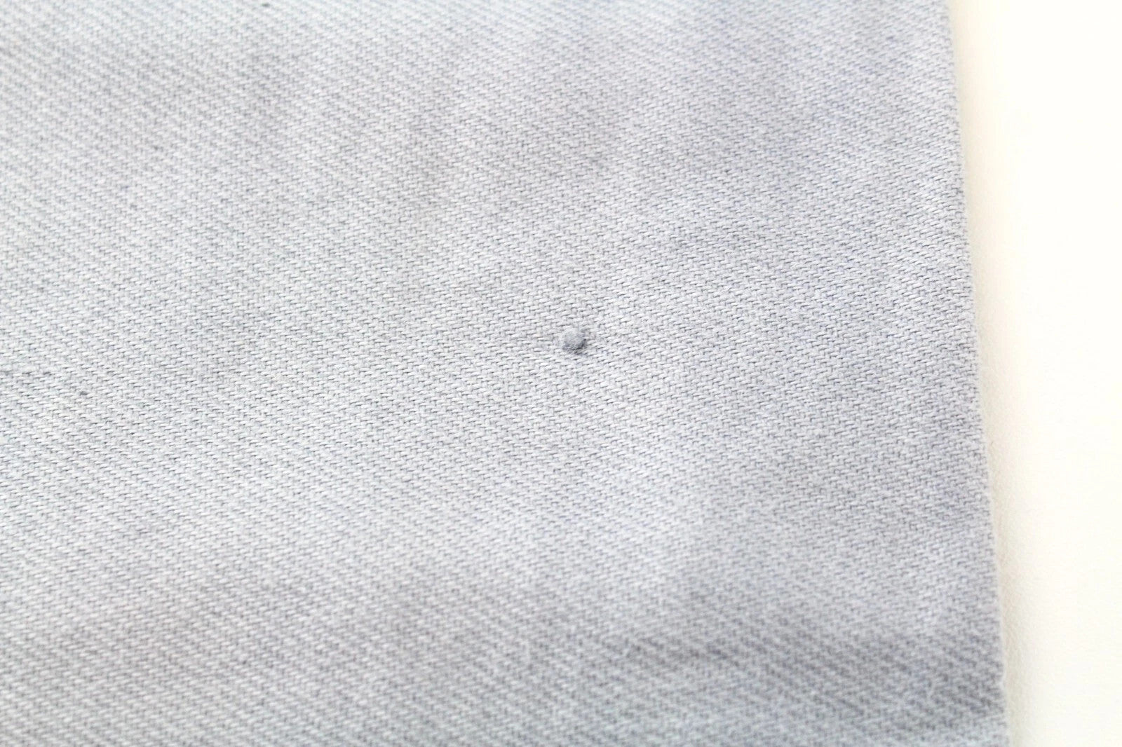 DENHAM Bonnie Women's Wide Fit Pants W26/L28 Blue Linen Cotton Painted Look