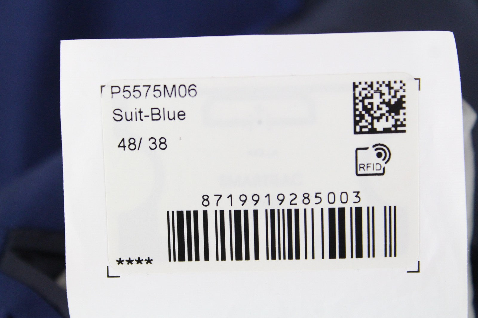 SUITSUPPLY Napoli Men's Blazer UK38R Super 110's Wool Blue Single-Breasted