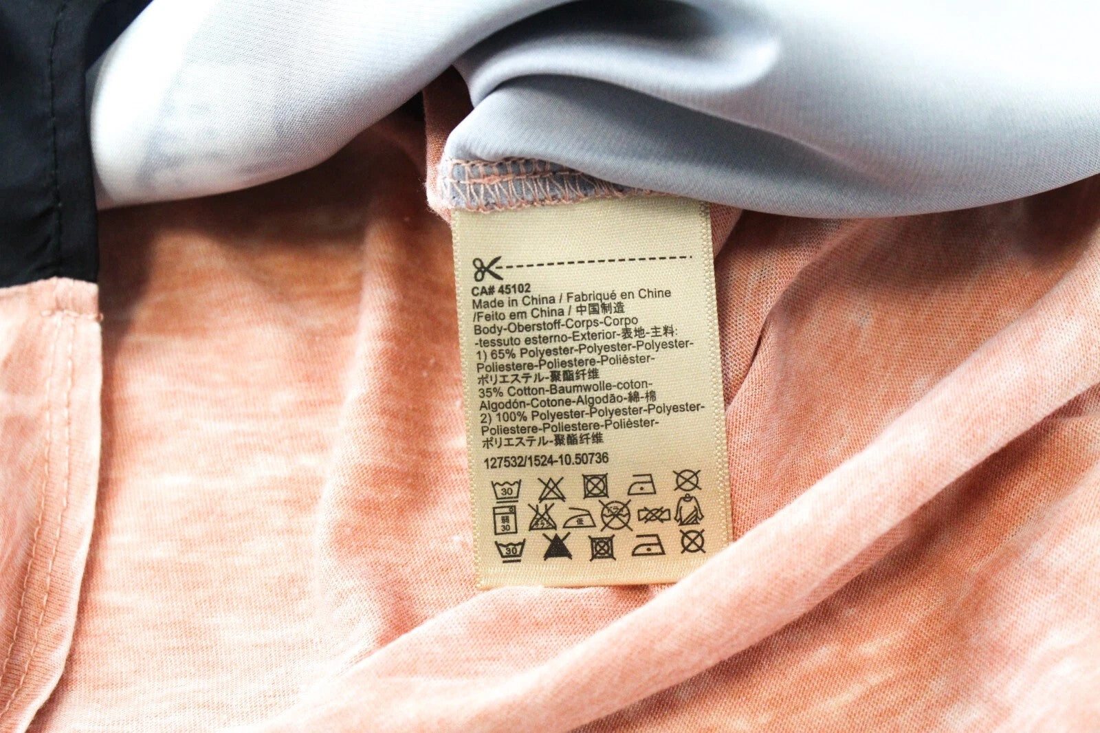 MAISON SCOTCH Women's Tee S Pink Disco Print Cotton Blend 3/4 Sleeve Top