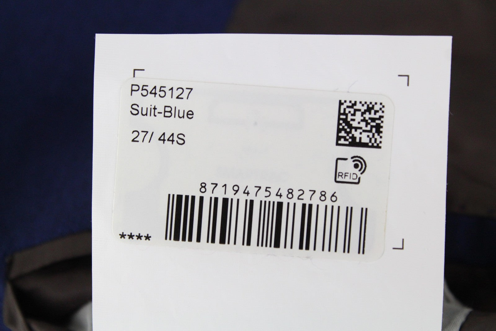 SUITSUPPLY Lazio Men's Suit UK44S Navy Blue Blazer Waistcoat Slim Fit Classic