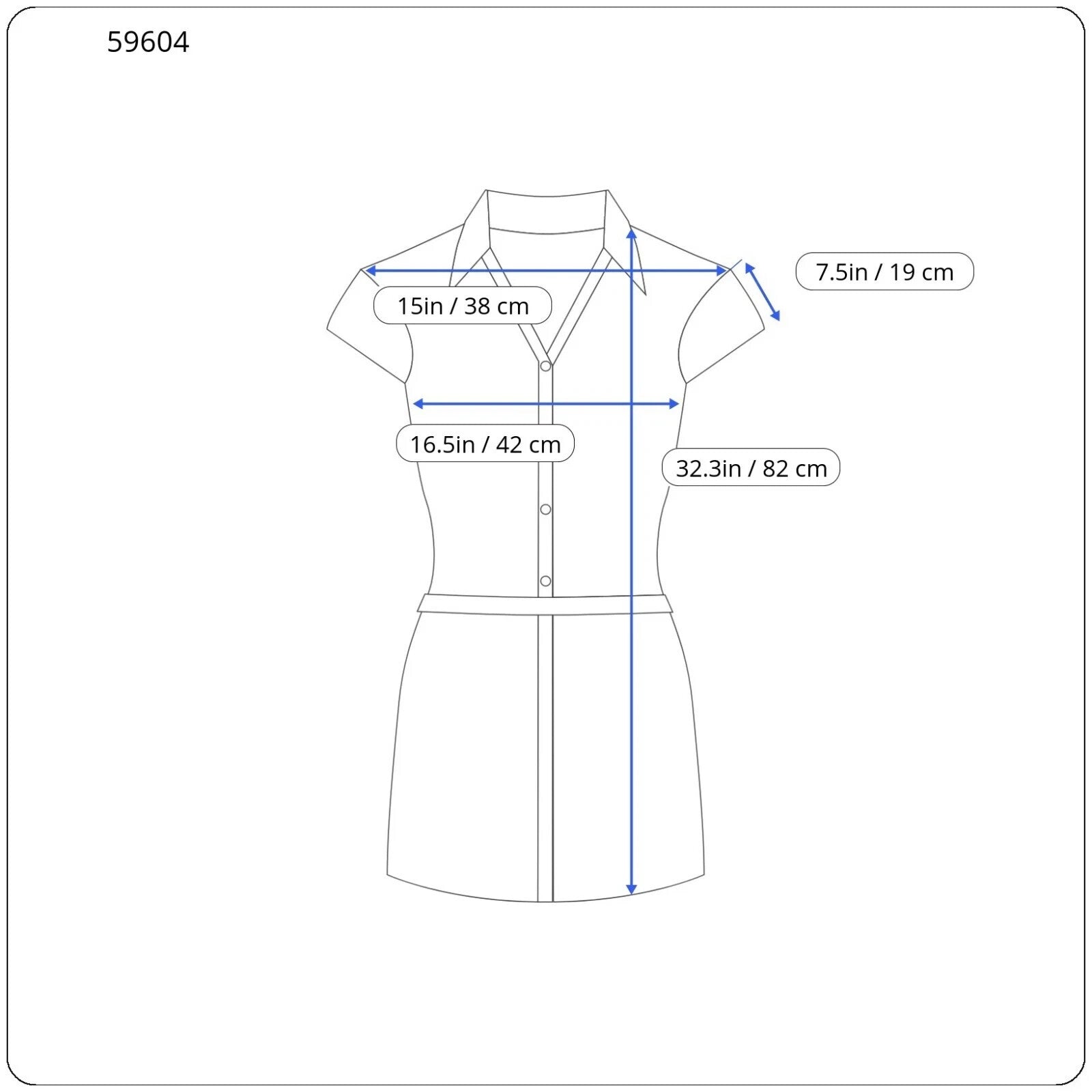 DENHAM Ellen moteriška suknelė XS dydžio, mėlyna dryžuota, trumpomis rankovėmis, medvilninė, sagomis užsegama. 