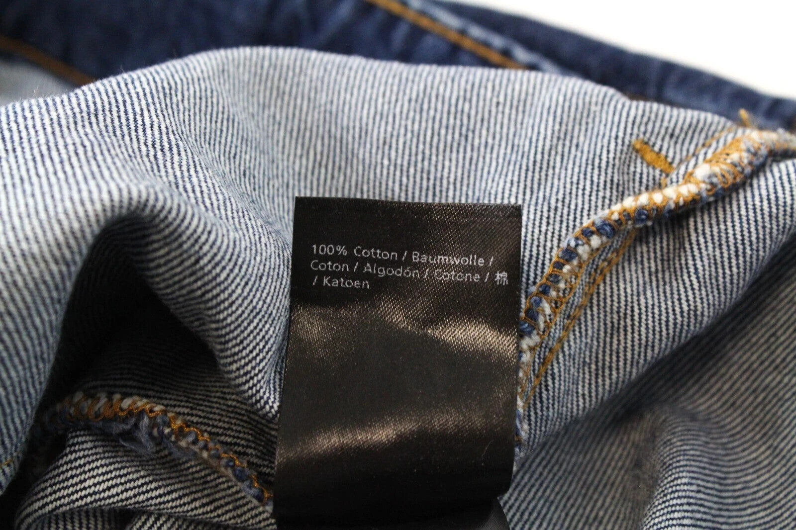 DENHAM Century Trucker Women's Denim Jacket S Blue Cotton Logo Wash Embroidery