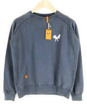 GOOD GENES vyriškas megztinis su ilgomis rankovėmis, tamsiai mėlynas, S dydžio, laisvalaikio stiliaus, su logotipu 