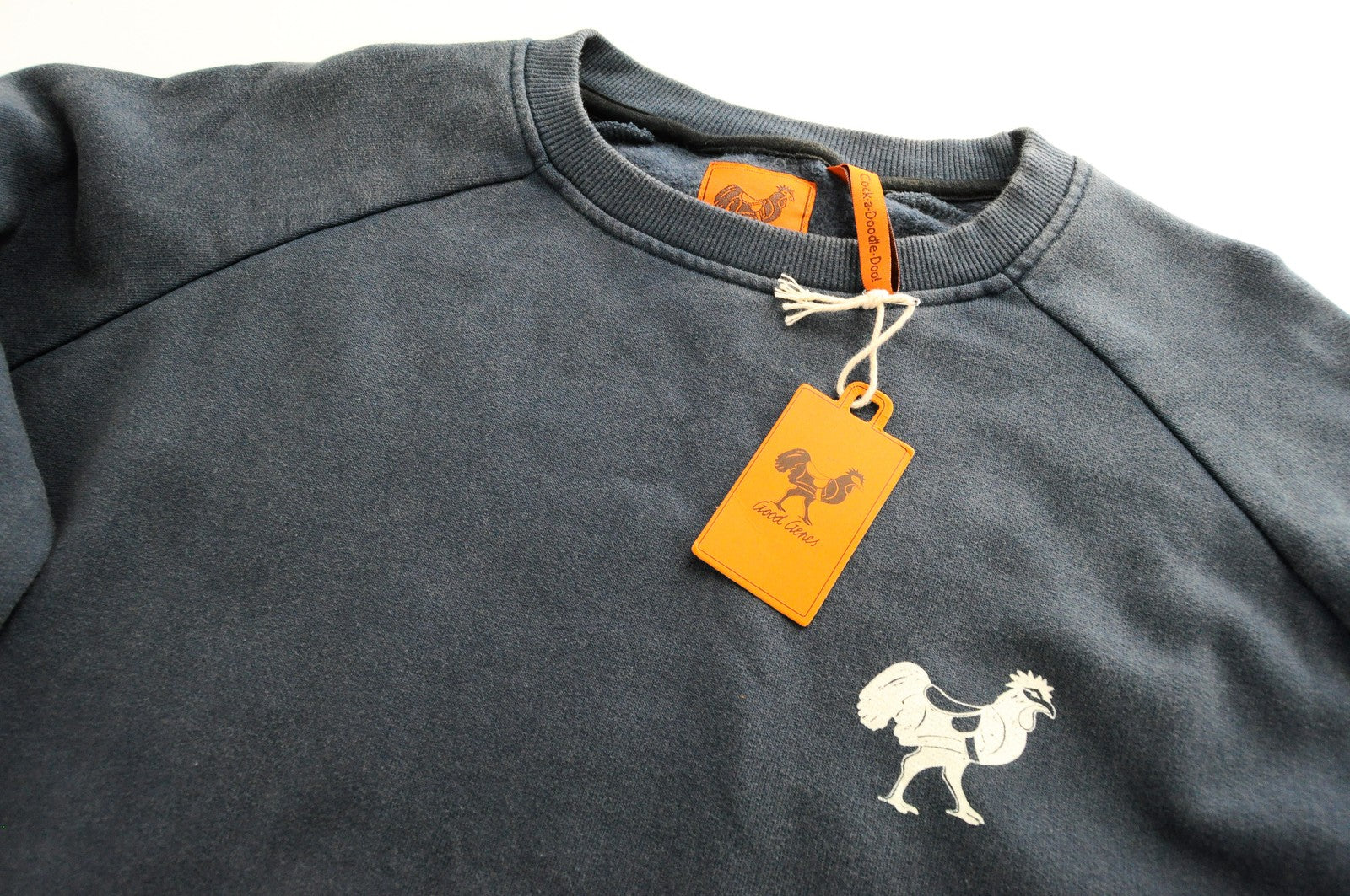 GOOD GENES vyriškas megztinis su ilgomis rankovėmis, tamsiai mėlynas, S dydžio, laisvalaikio stiliaus, su logotipu 