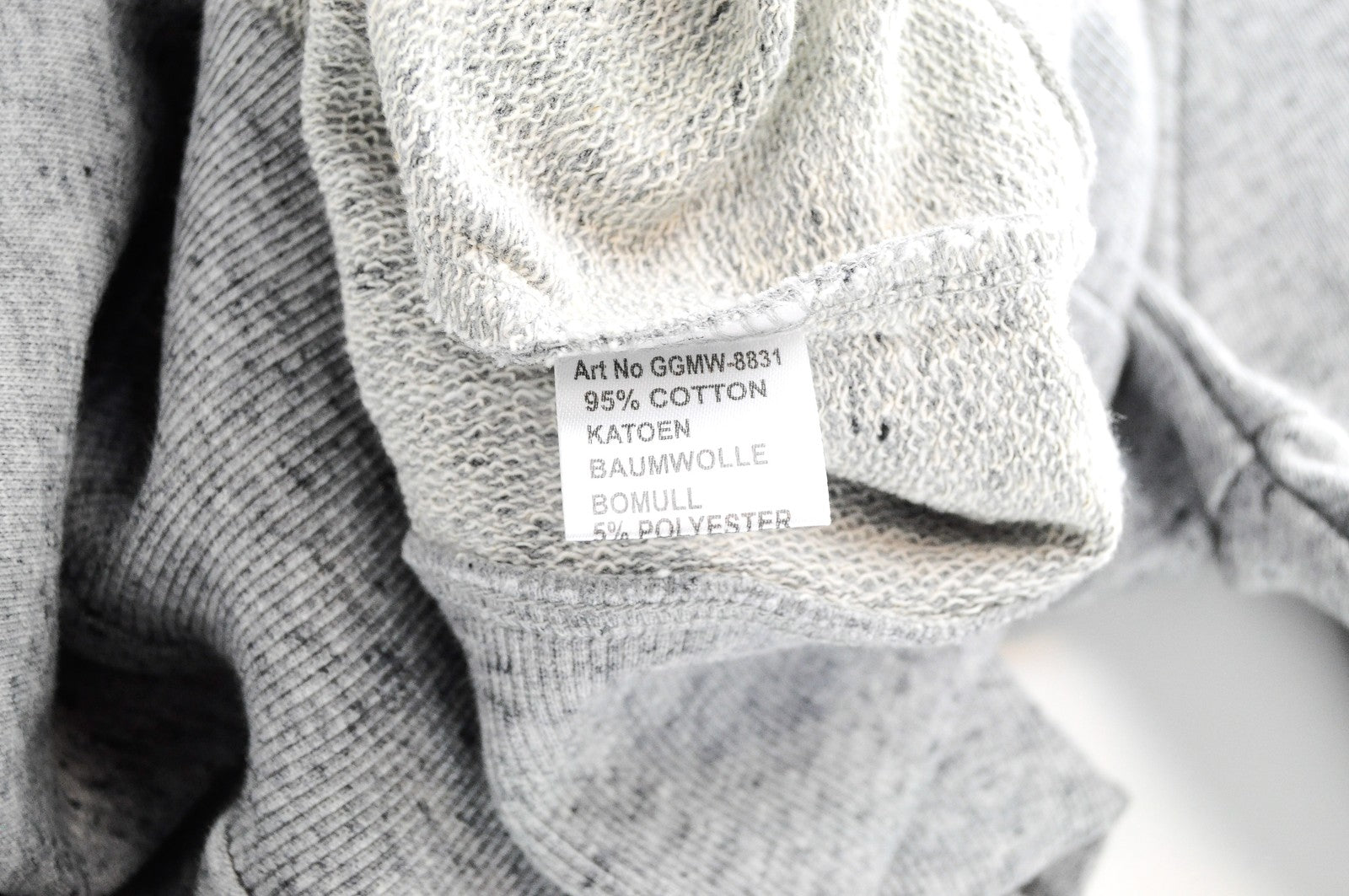 GOOD GENES džemperis pilkas medvilnės mišinio ilgomis rankovėmis su Matahari logotipu 