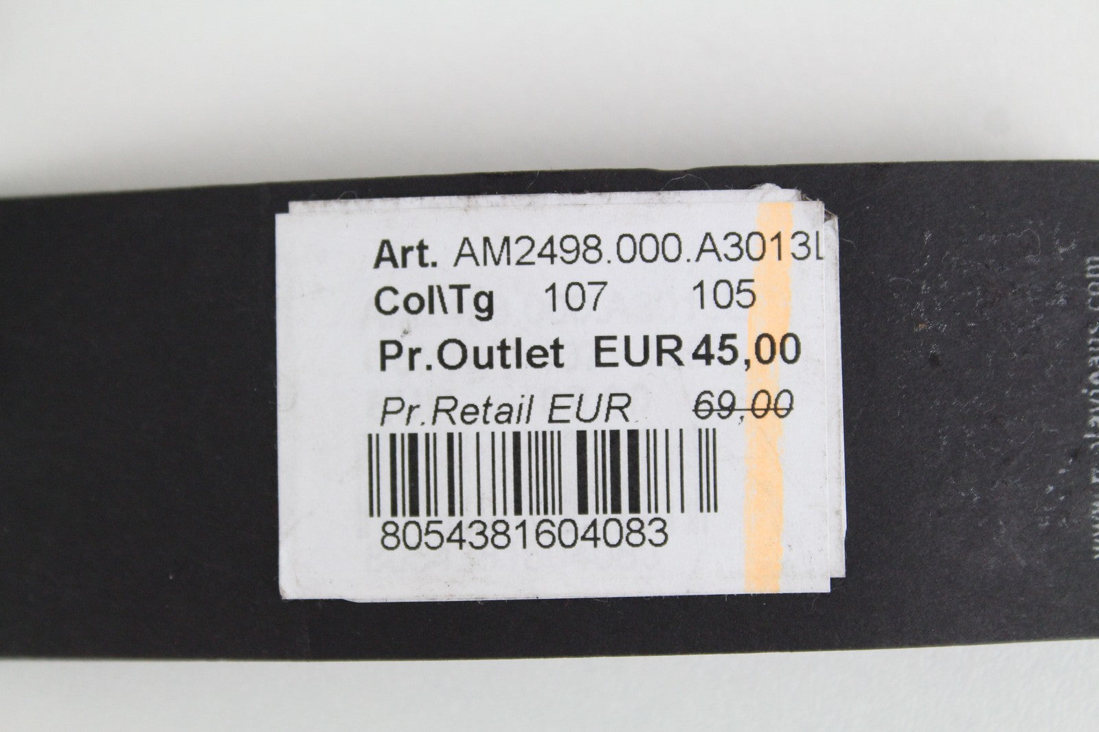 REPLAY vyriškas diržas 100 cm rudas karvės odos sagtis su raštuota metaline užsegimu 