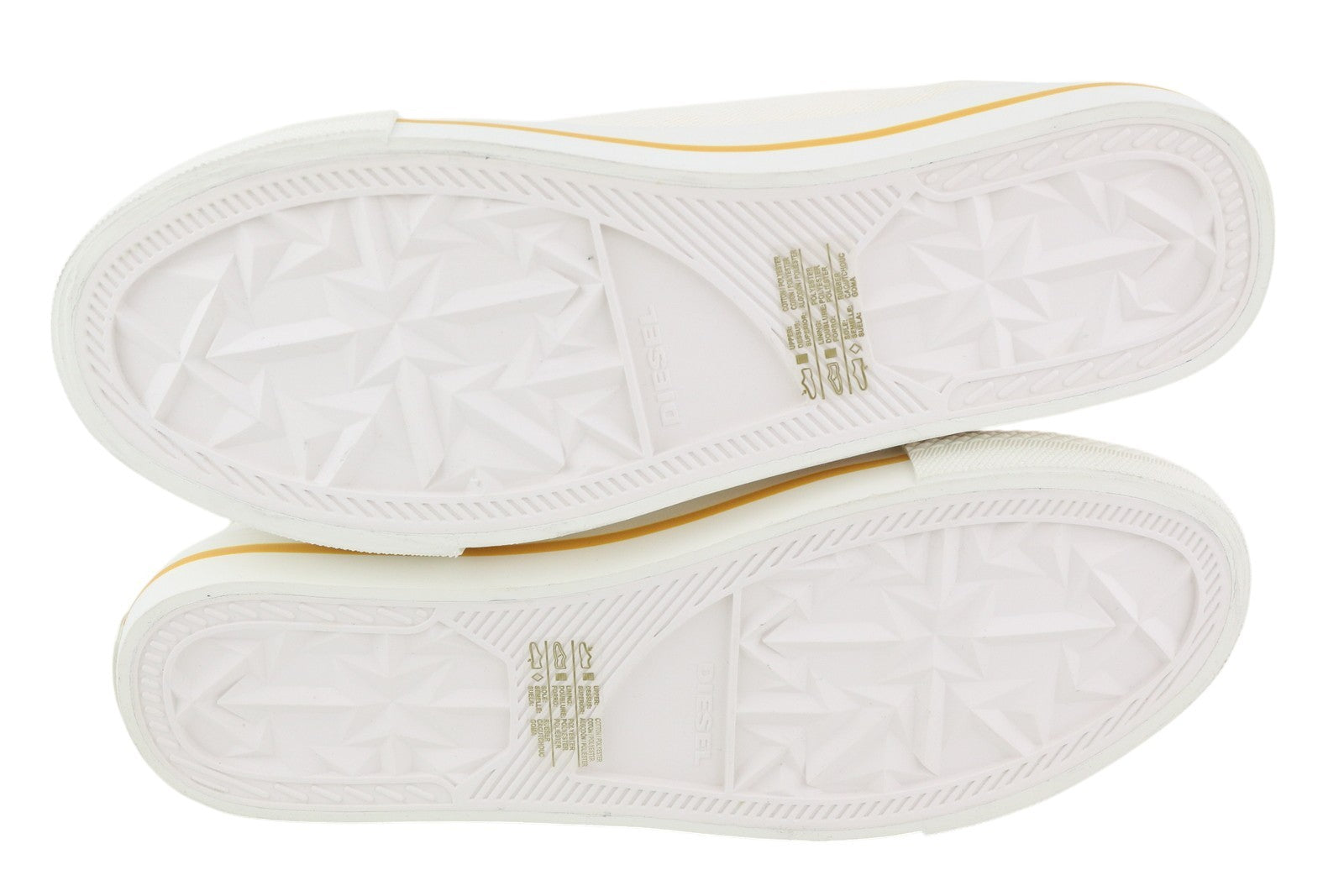 DIESEL S-Astico L Zip vyriški sportbačiai, EU44.5, balti, užtrauktuku, žema, migdolų spalvos nosimi. Rekomenduojama kaina – 160 €. 