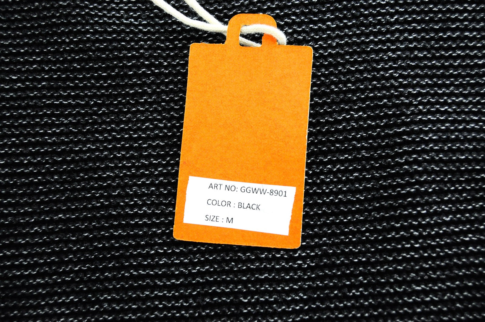 GOOD GENES megztinis ilgomis rankovėmis, juodas, M dydžio, megztinis su medvilniniu palaidinuku 