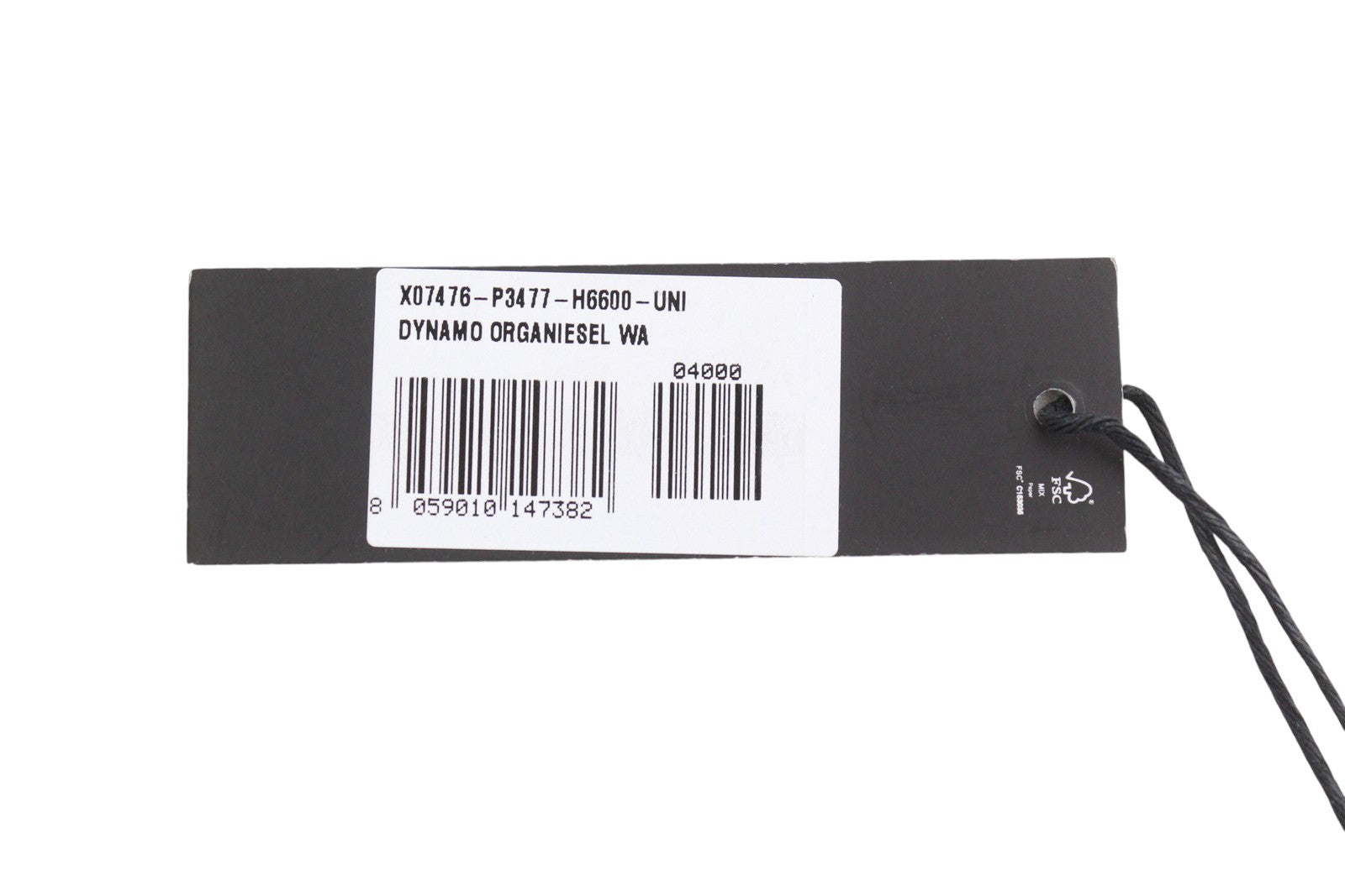 DIESEL Dynamo Organiesel vyriška piniginė OS tamsiai juoda džinsinio audinio priekinė dalis unisex 