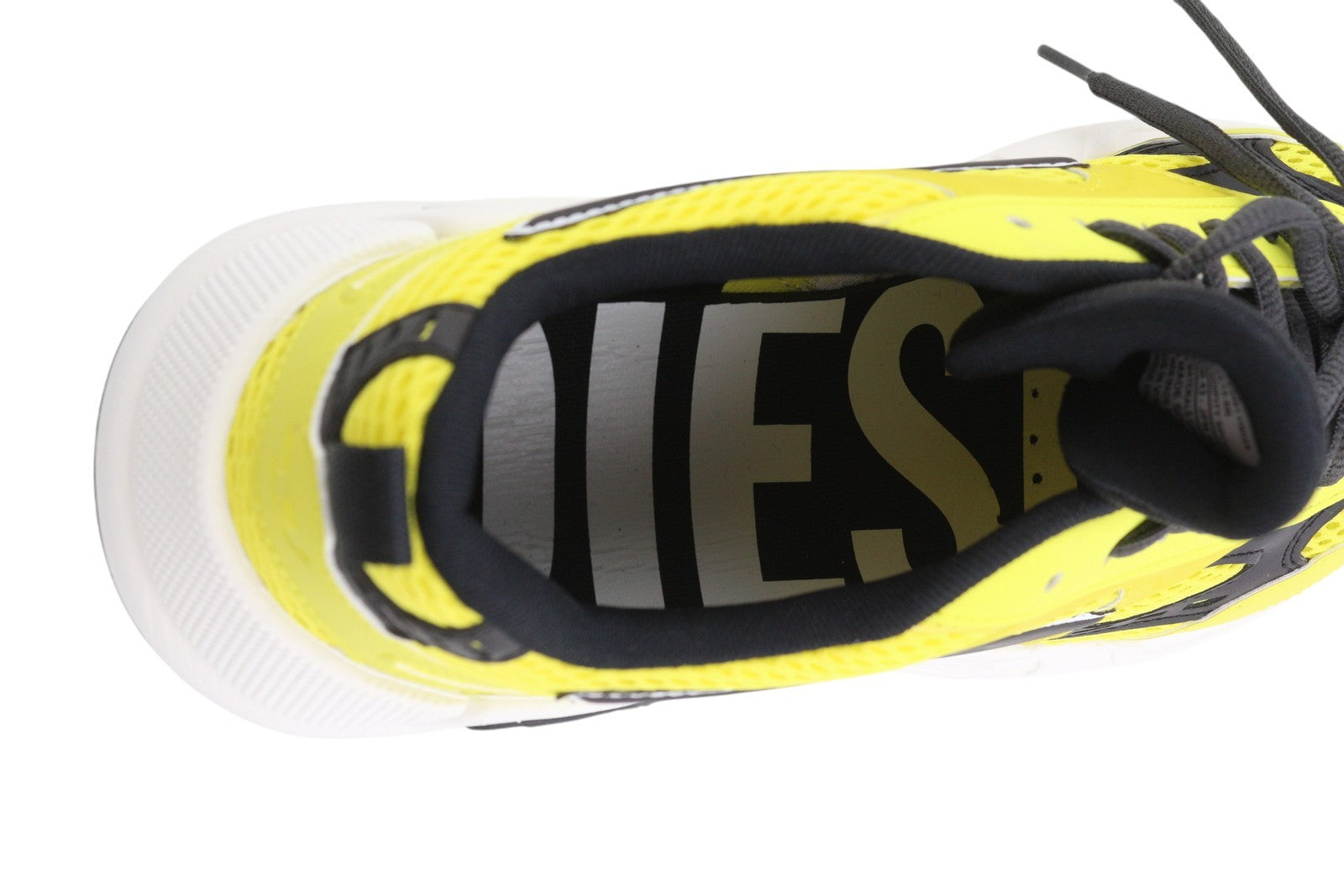 DIESEL S-Serendipity Sport vyriški sportbačiai, EU43, geltoni, raišteliais su migdolų formos nosele, RRP 150 €