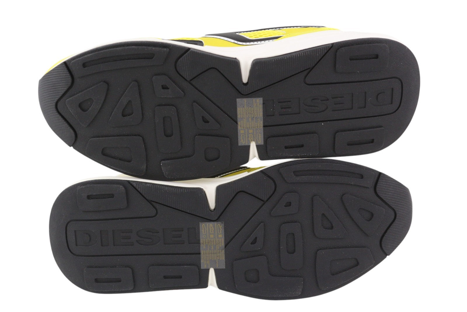 DIESEL S-Serendipity Sport vyriški sportbačiai, EU42, geltoni, raišteliais su migdolų formos nosele, RRP 150 € 