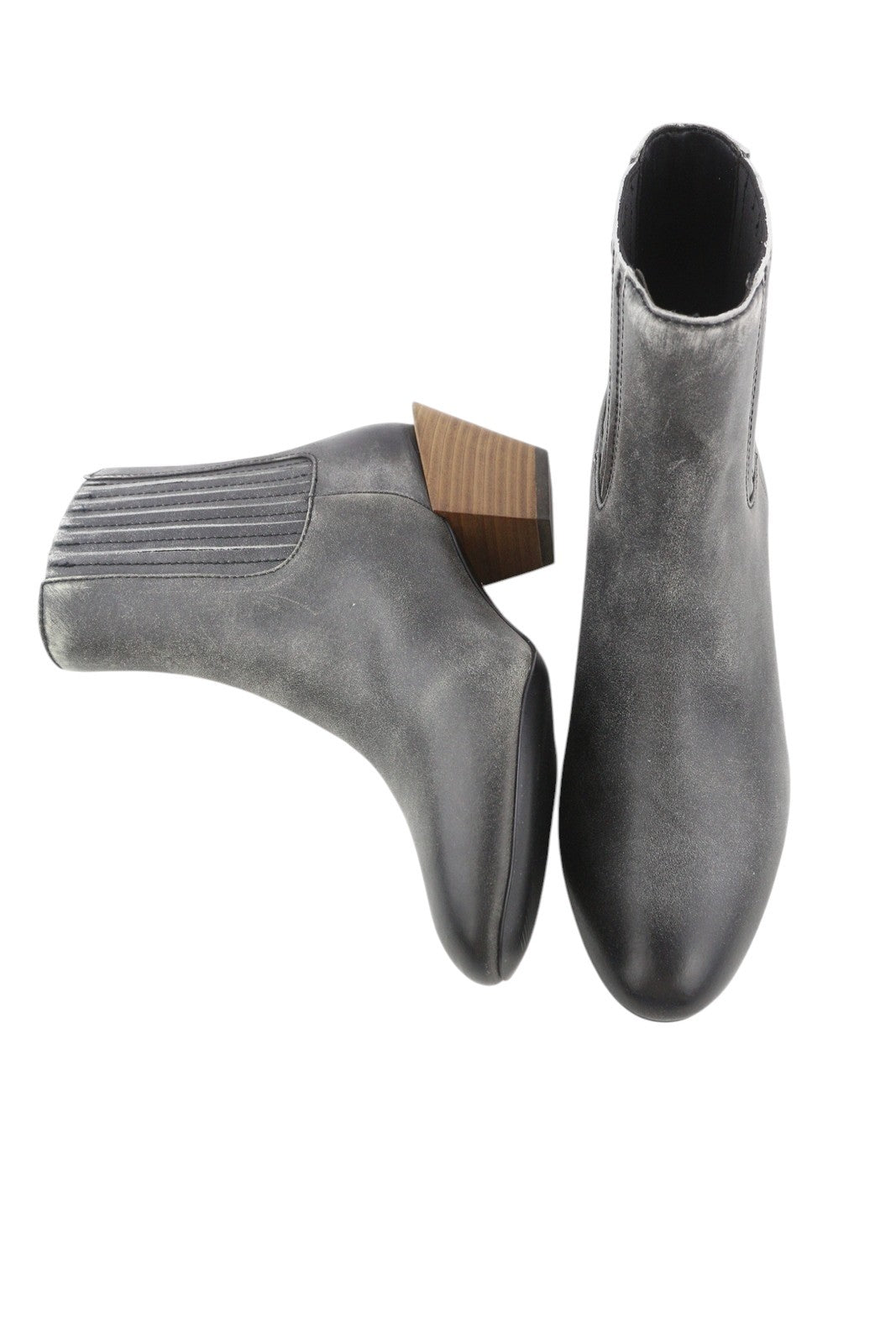 DIESEL D-Texanne CH moteriški aulinukai, pilki juodi, odiniai, kubietiško stiliaus, su kulnu, EU39, RRP 295 € 