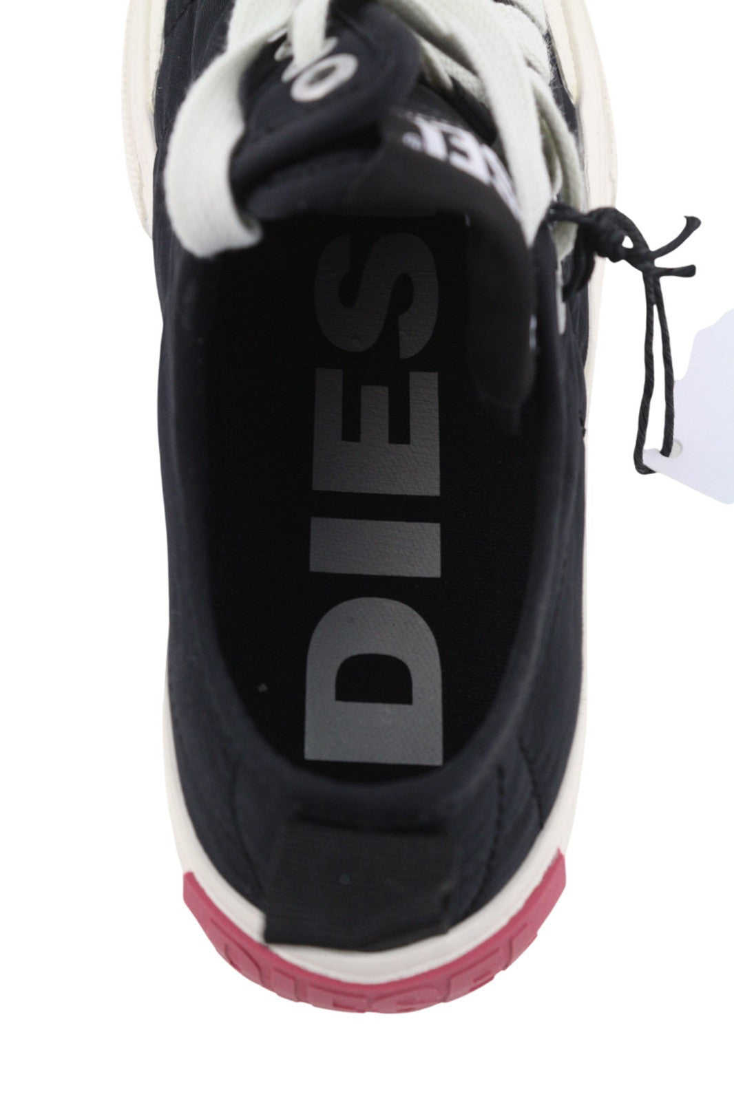 DIESEL S-Muji LC moteriški sportbačiai, EU35.5, UK3.5, juodi, žemi, apvalios nosies, RRP 160 € 