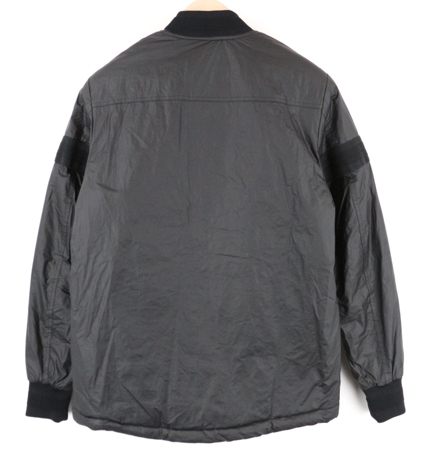 REPLAY Men's Jacket S Black Lined Zipped Long Sleeve Single Breasted Casual