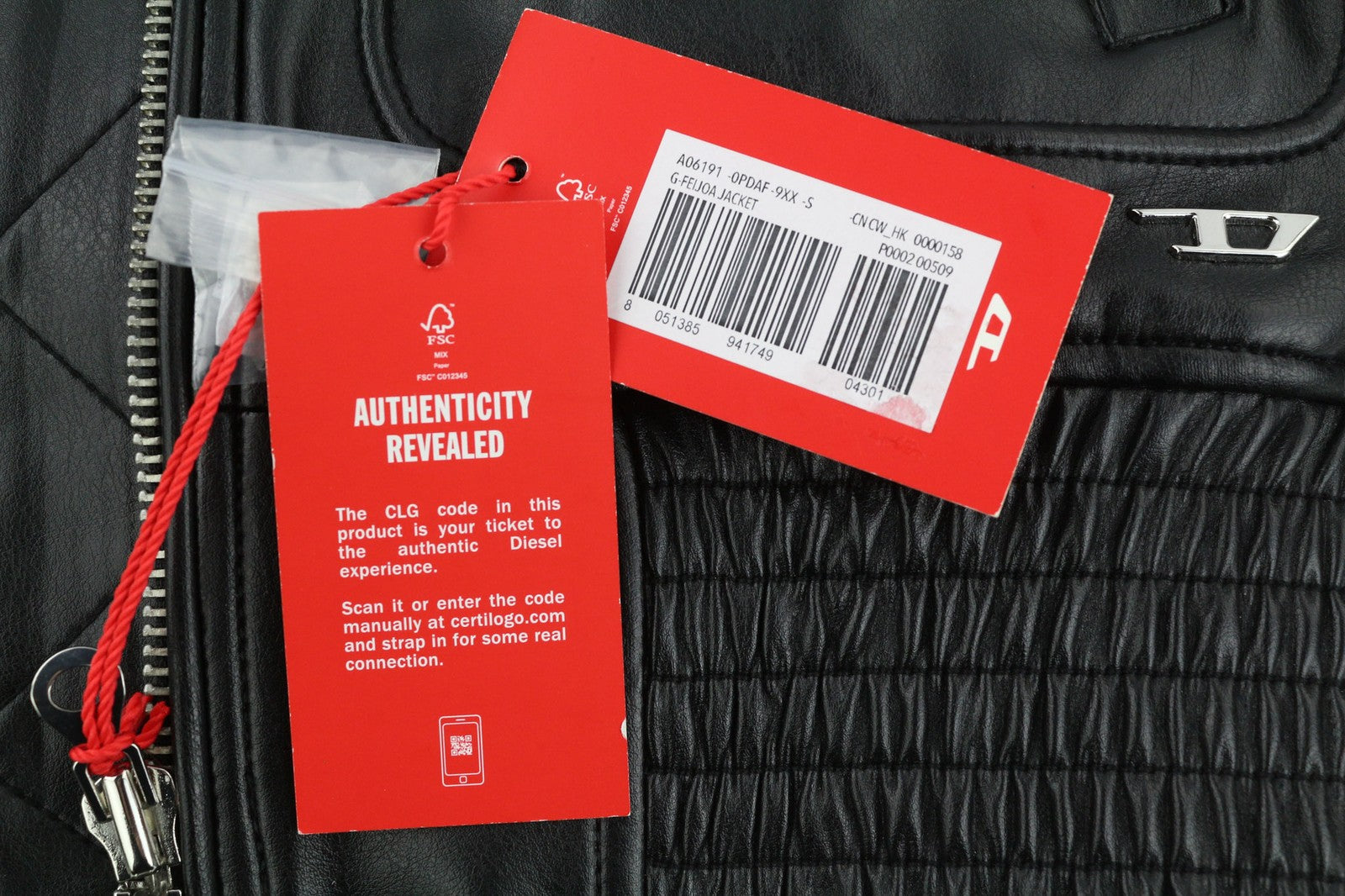 DIESEL G-Feijoa moteriška striukė S, juoda, dengta, izoliuota apykakle, pamušalu. RRP 395 €. 