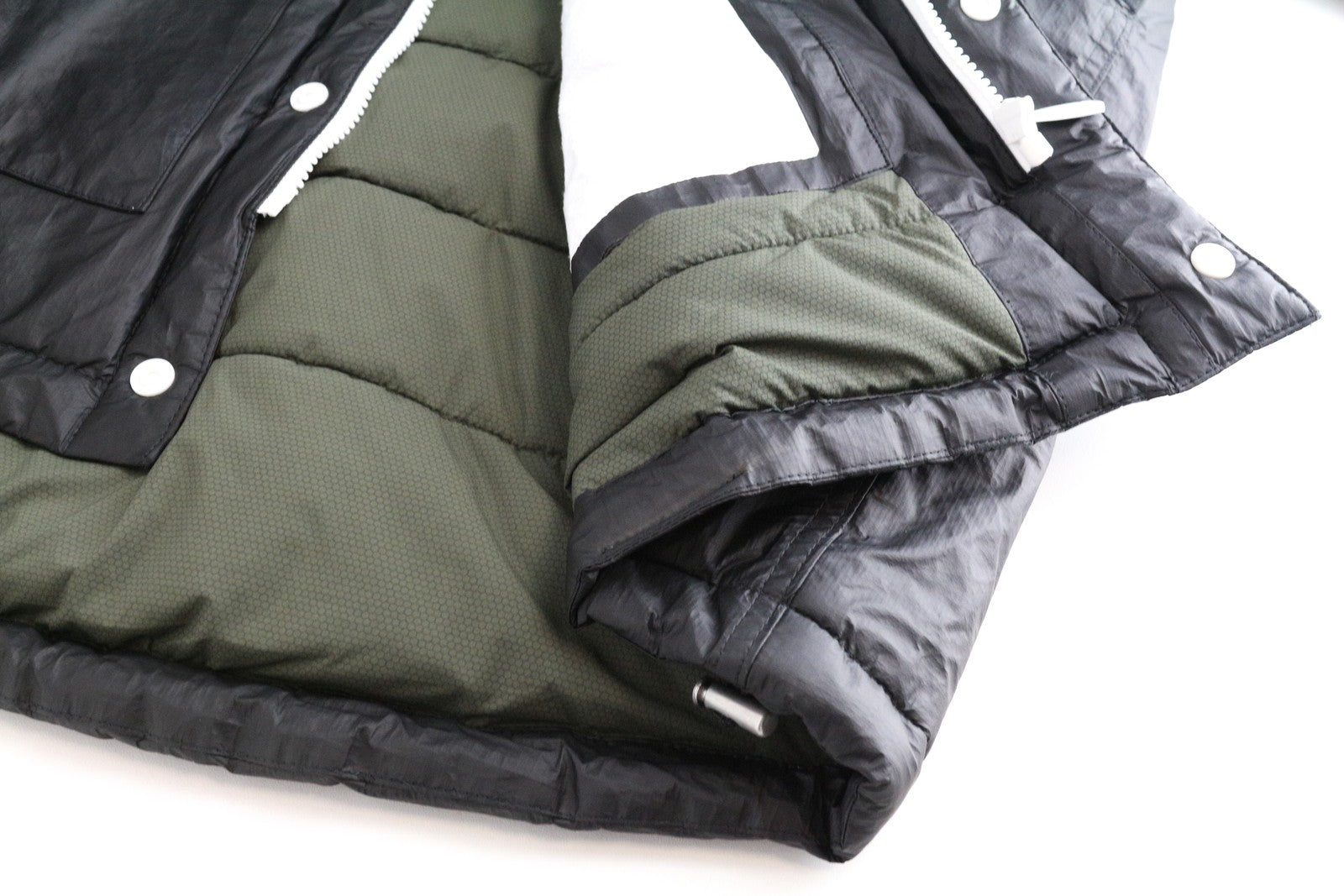 REPLAY Men's Jacket L Black Lined Zip Long Sleeve Single Breasted Logo Style