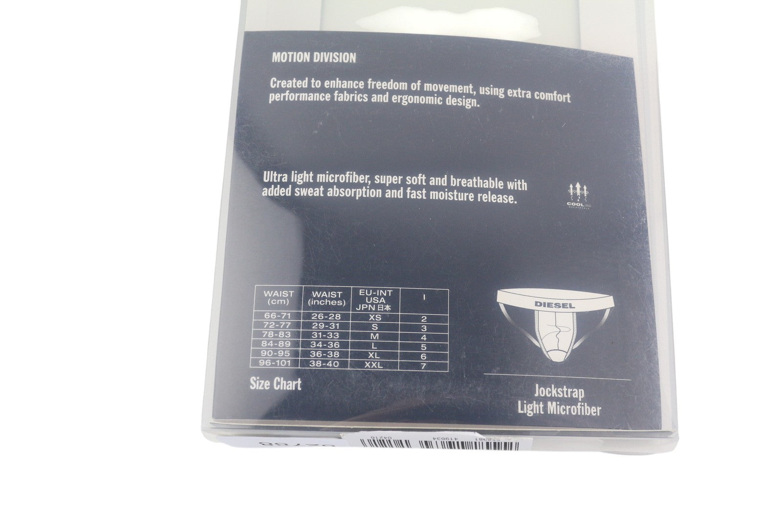 DIESEL Mo-Djock Jockstrap vyriški apatiniai S dydžio su mikropluošto elastine juosmens juosta 