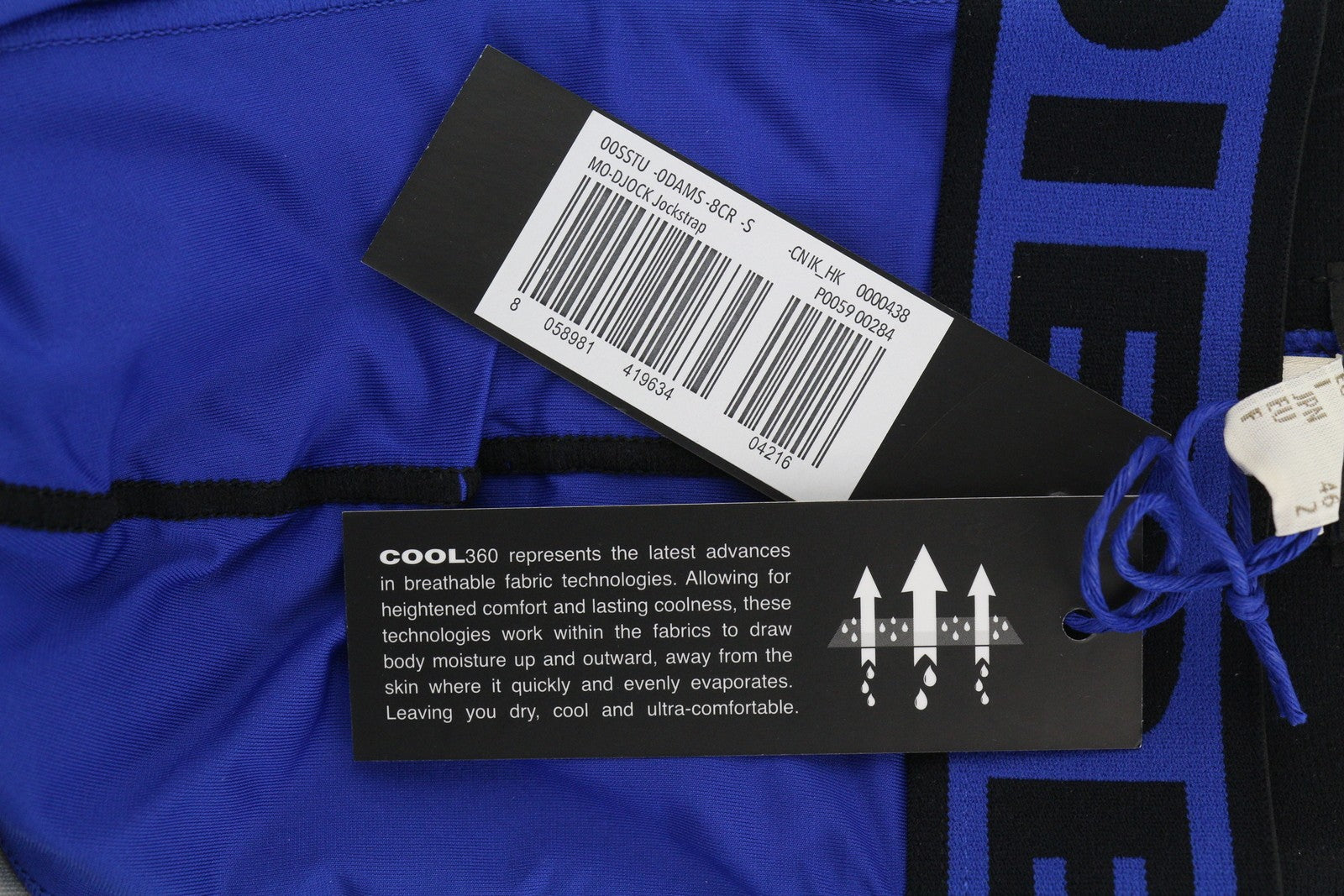 DIESEL Mo-Djock Jockstrap vyriški apatiniai S dydžio su mikropluošto elastine juosmens juosta 