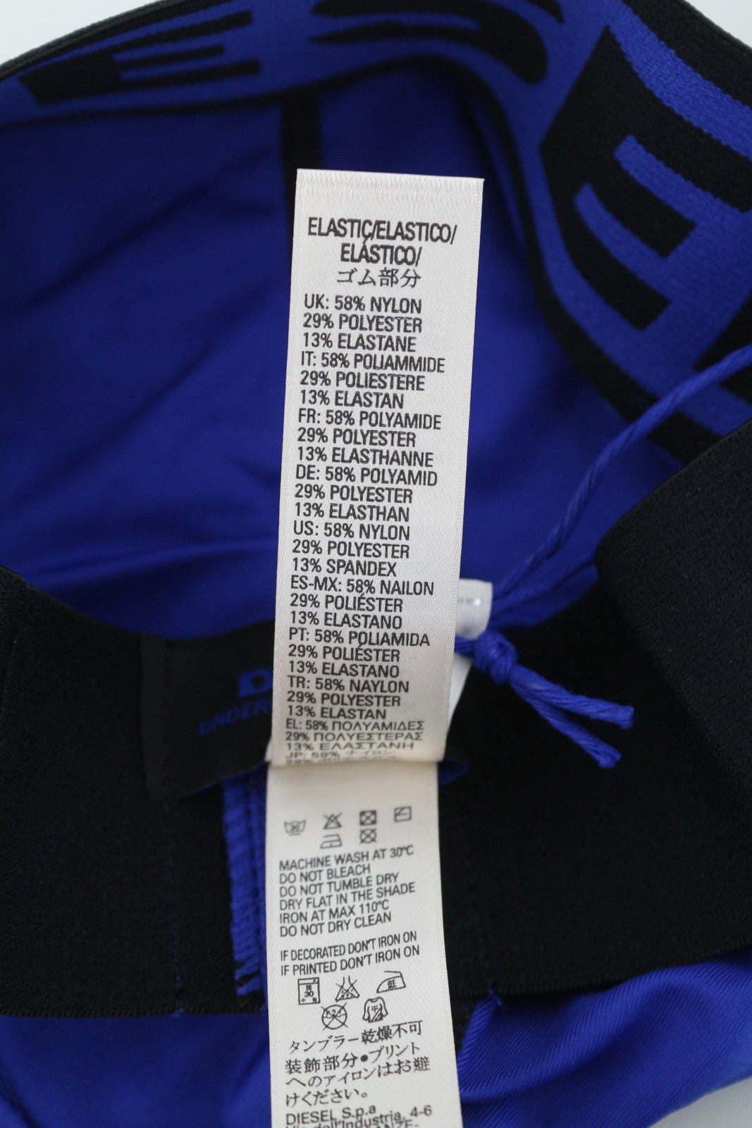 DIESEL Mo-Djock Jockstrap vyriški apatiniai S dydžio su mikropluošto elastine juosmens juosta 