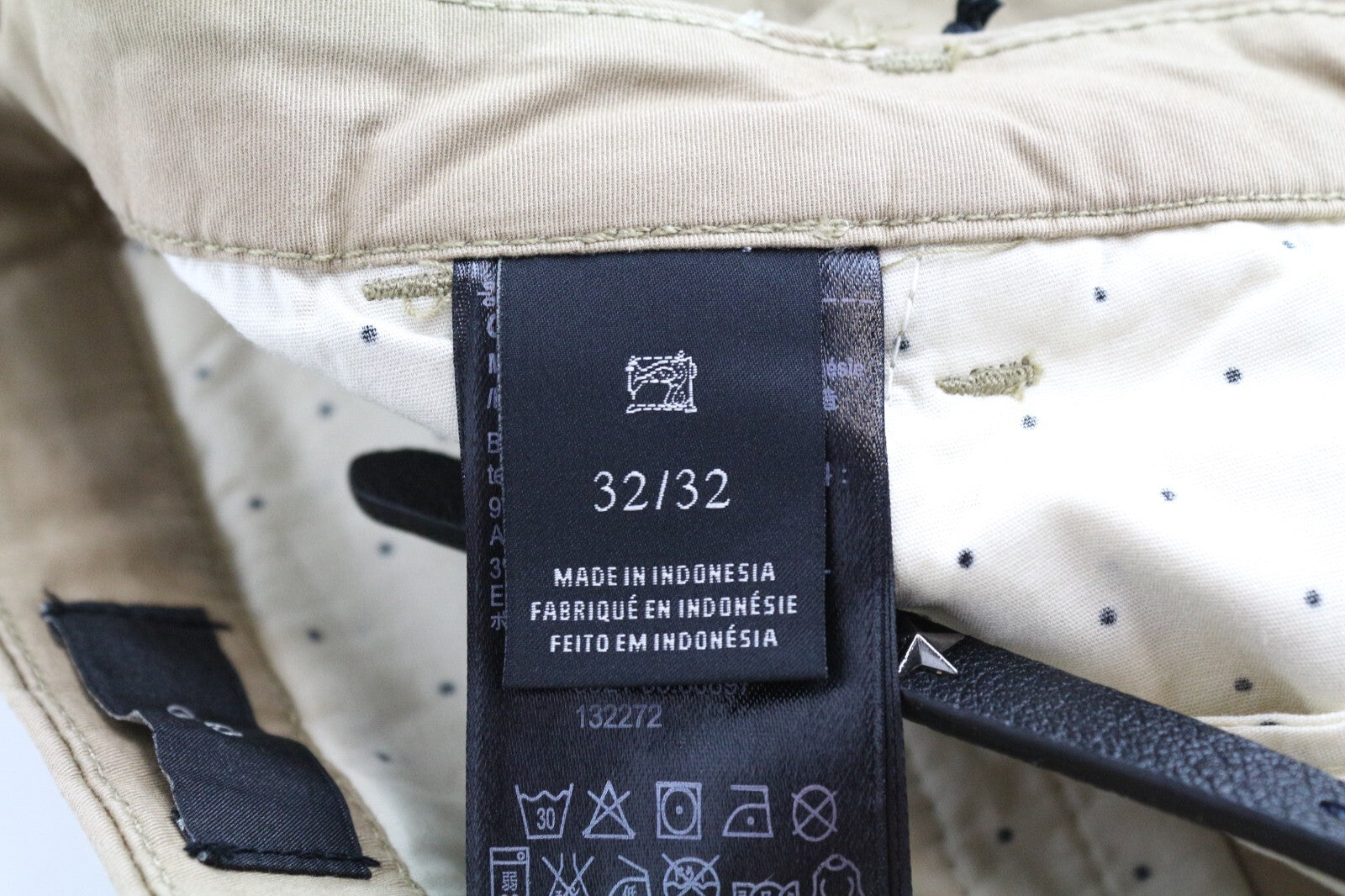 MAISON SCOTCH moteriškos kelnės W32/L32 rudos medvilninės trumpintos klostuotos chino kelnės 
