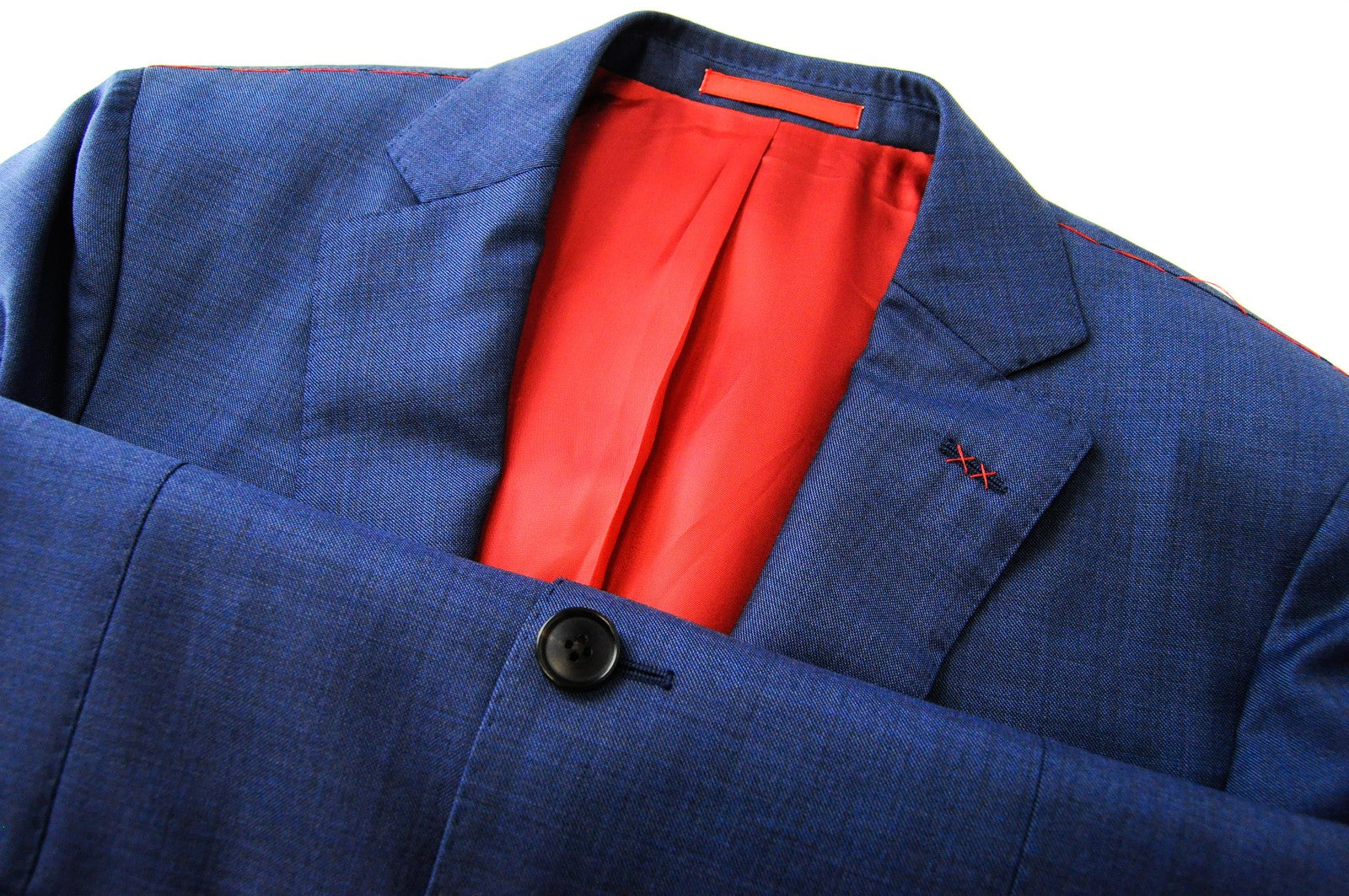 SUITSUPPLY Sienna vyriškas švarkas UK36R vilnonis Super 140's mėlynas 