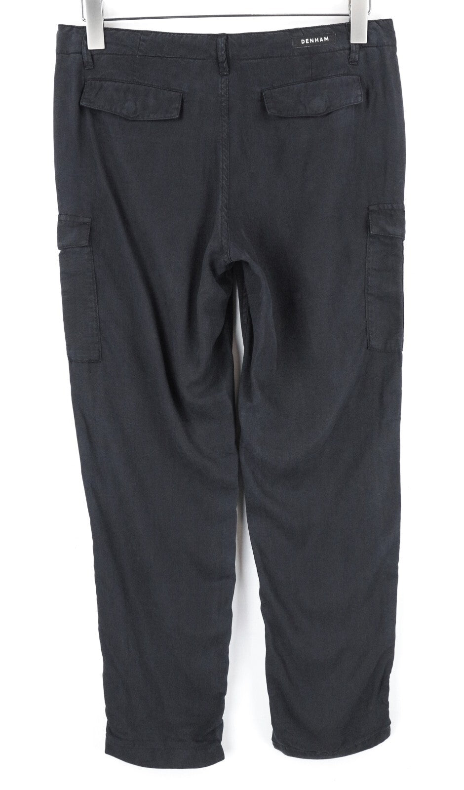 DENHAM Tara moteriškos kelnės W26/L28 juodos, laisvalaikio, su kišenėmis, lengvos 