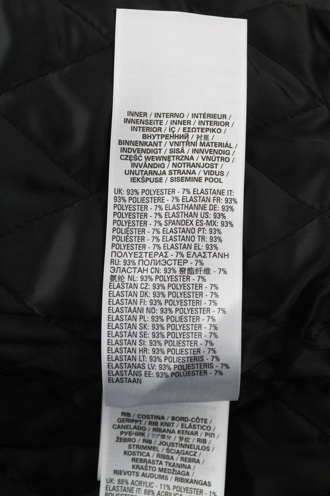 DIESEL G-Feijoa moteriška striukė XS, juoda, dengta, su izoliuotu kaklu ir pamušalu, RRP 395 € 