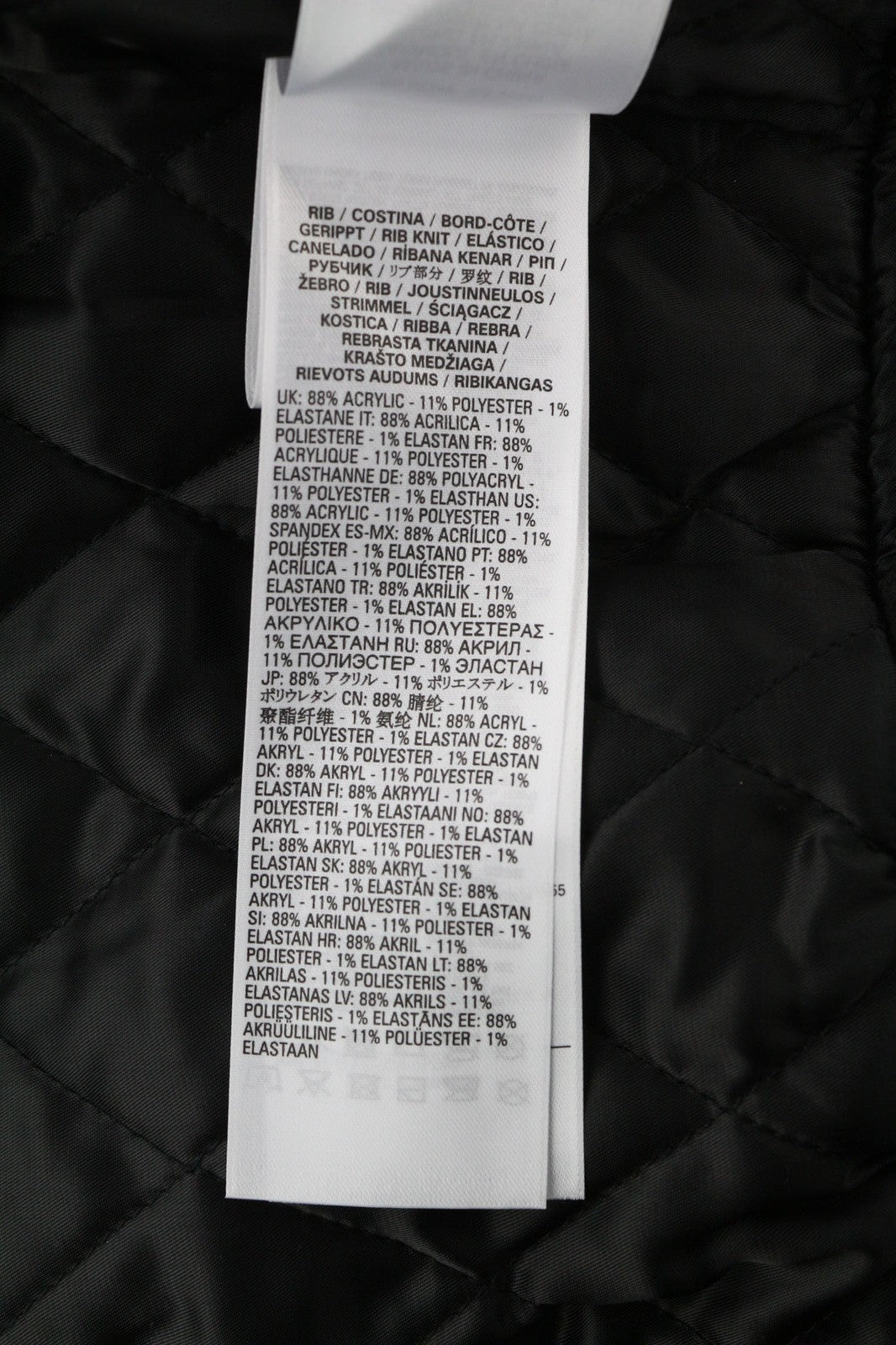 DIESEL G-Feijoa moteriška striukė XS, juoda, dengta, su izoliuotu kaklu ir pamušalu, RRP 395 € 