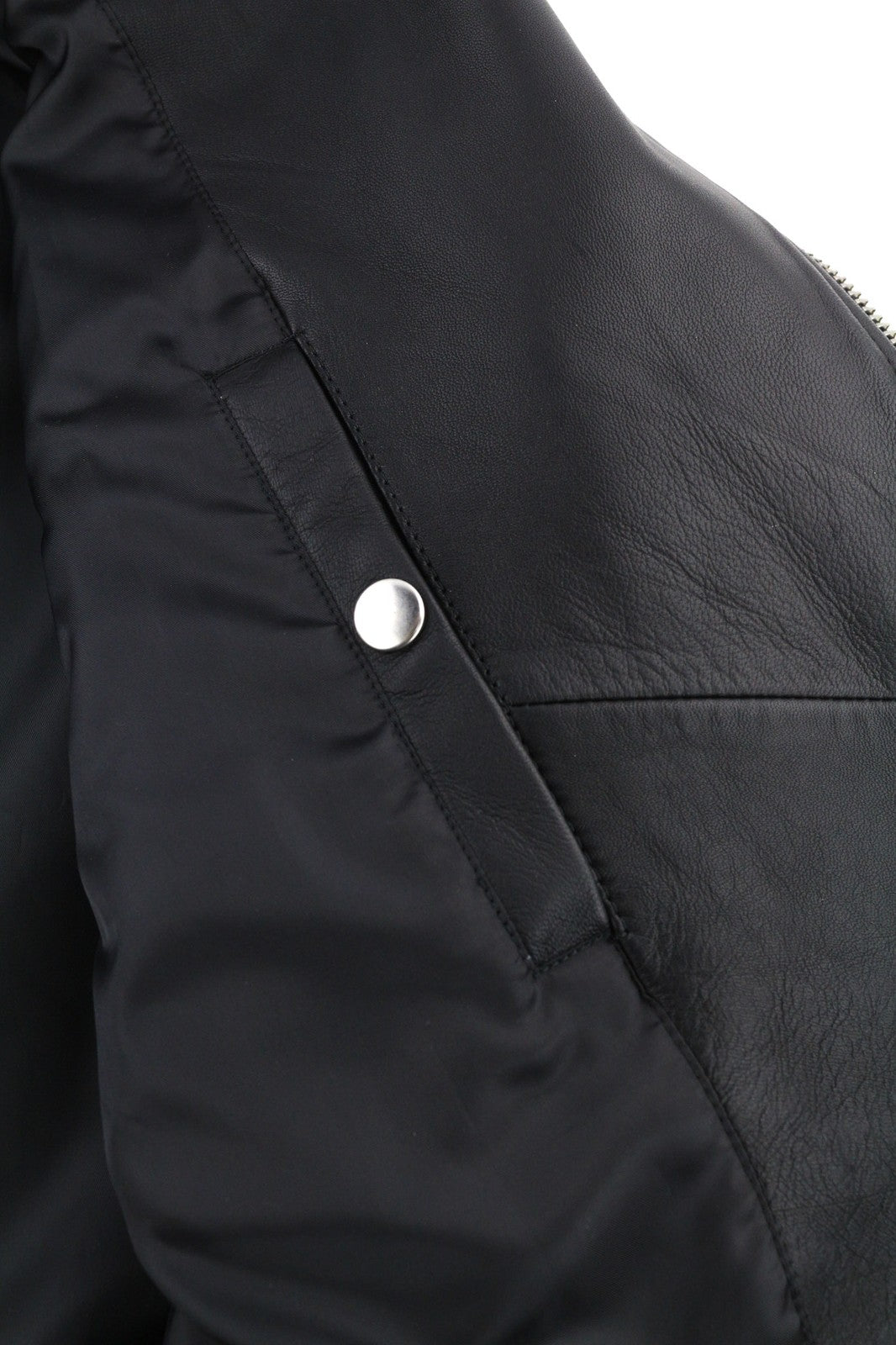 DIESEL R-Pusmir vyriška striukė M, juoda, avikailio odos, asimetrinė, užtrauktuku, RRP 655 € 