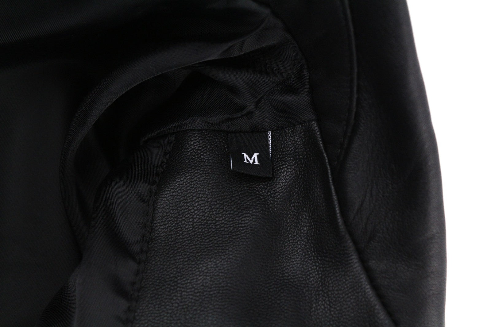 DIESEL R-Pusmir vyriška striukė M, juoda, avikailio odos, asimetrinė, užtrauktuku, RRP 655 € 