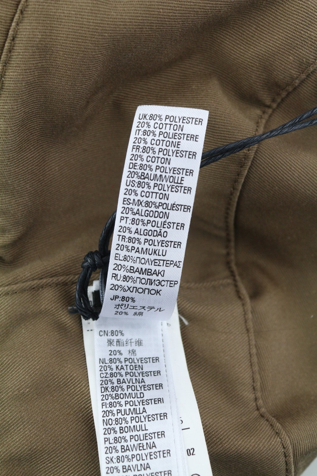 DIESEL D-Indig Men Hat OS Brown Bucket All Seasons Casual Front RRP€100