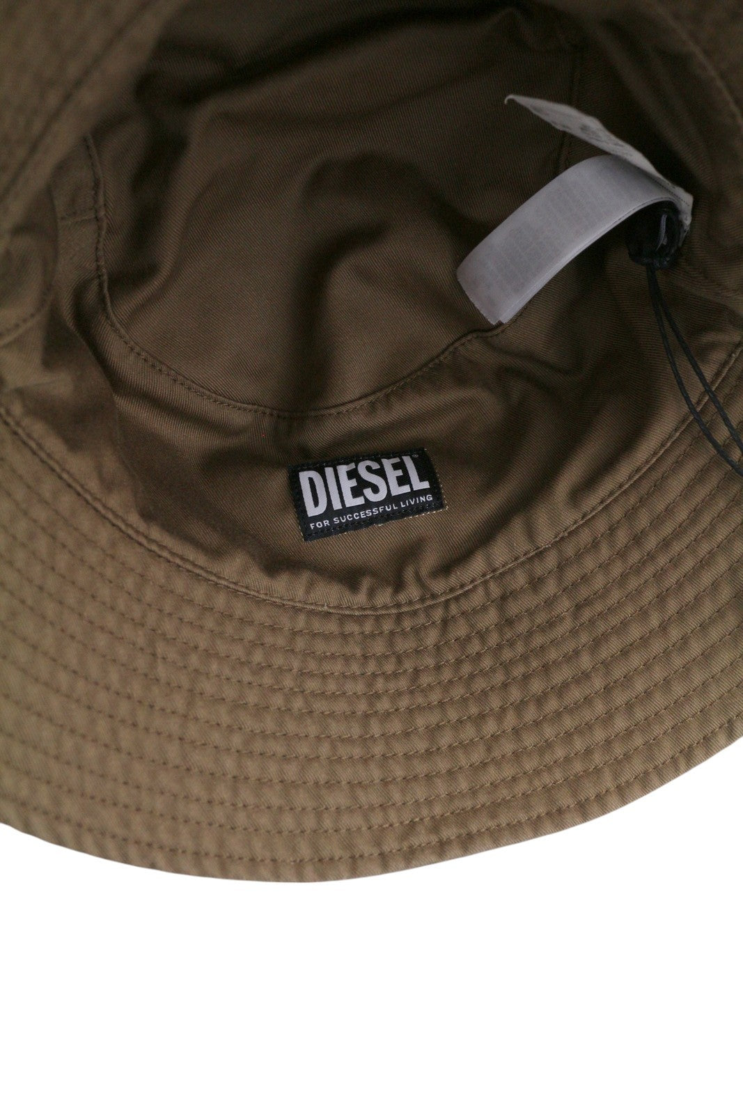 DIESEL D-Indig Men Hat OS Brown Bucket All Seasons Casual Front RRP€100
