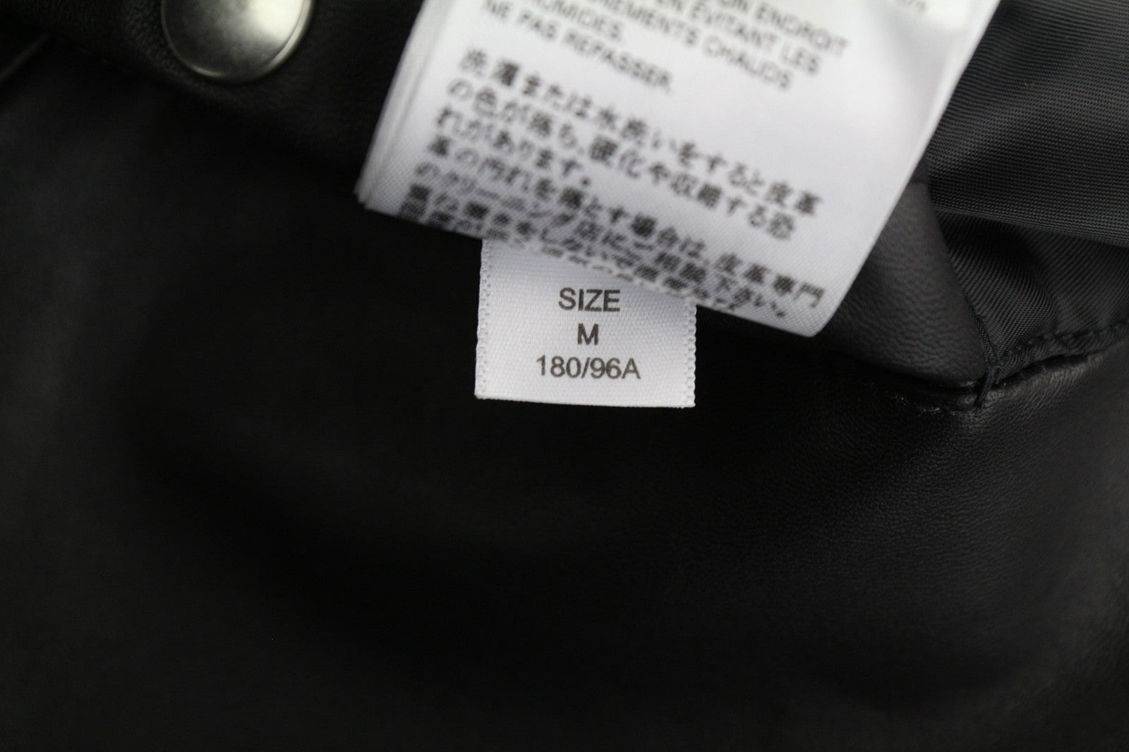 DIESEL R-Pusmir vyriška striukė M, juoda, avikailio odos, asimetrinė, užtrauktuku, RRP 655 € 