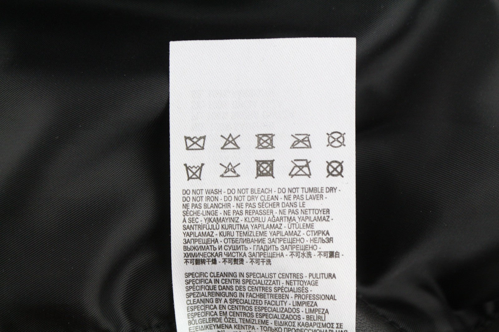 DIESEL R-Pusmir vyriška striukė M, juoda, avikailio odos, asimetrinė, užtrauktuku, RRP 655 € 